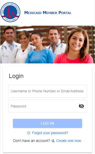 Mobile Login Screenshot